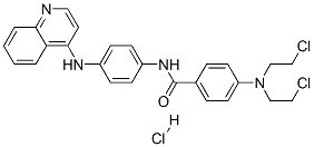 CAS#: 133041-57-3, 4-[Bis(2-Chloroethyl)Amino]-N-[4-(Quinolin-4-Ylamino)Phenyl]Benzamide Hydrochloride