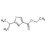 CAS 登录号：133047-44-6， 乙基2-异丙基-1,3-噻唑-4-羧酸酯