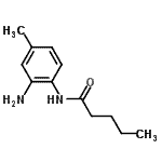 CAS 登录号：133085-62-8， N-(2-氨基-4-甲基苯基)戊酰胺