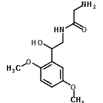 CAS#: 133163-28-7, N-[2-(2,5-Dimethoxyphenyl)-2-Hydroxyethyl]Glycinamide