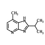 CAS 登录号：133240-16-1， 2-异丙基-7-甲基-1H-咪唑并[4,5-b]吡啶
