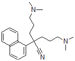 CAS#: 13326-29-9, alpha,alpha-Bis[3-(Dimethylamino)Propyl]-1-Naphthaleneacetonitrile