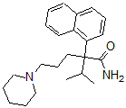 CAS#: 13326-45-9, alpha-Isopropyl-alpha-(3-Piperidinopropyl)-1-Naphthaleneacetamide