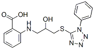 CAS#: 133506-53-3, 2-[[2-Hydroxy-3-(1-Phenyltetrazol-5-Yl)Sulfanylpropyl]Amino]Benzoic Acid