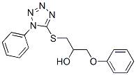 CAS 登录号：133506-57-7， 1-(苯氧基)-3-(1-苯基四唑-5-基)巯基丙-2-醇
