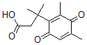 CAS 登录号:133544-77-1, 3-(2,4-二甲基-3,6-二氧代-1-环己-1,4-二烯基)-3-甲基丁酸