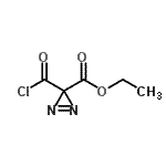 CAS#: 133587-70-9, Ethyl 3-(chlorocarbonyl)-3H-diazirene-3-carboxylate