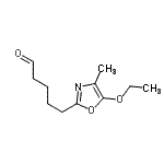 CAS#: 133602-43-4, 5-(5-Ethoxy-4-Methyl-1,3-Oxazol-2-Yl)Pentanal