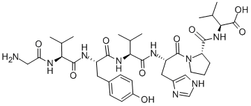 CAS 登录号：133605-55-7， 甘氨酰-L-缬氨酰-L-酪氨酰-L-缬氨酰-L-组氨酰-L-脯氨酰-L-缬氨酸
