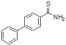 CAS 登录号：13363-50-3， 4-联苯硫代甲酰胺
