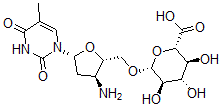 CAS#: 133632-85-6, (2S,3S,4S,5R,6R)-6-[[(2S,3S,5R)-3-Amino-5-(5-Methyl-2,4-Dioxopyrimidin-1-Yl)Oxolan-2-Yl]Methoxy]-3,4,5-Trihydroxyoxane-2-Carboxylic Acid