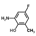 CAS#: 133788-81-5, 2-Amino-4-Fluoro-6-Methylphenol