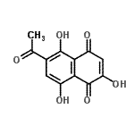 CAS#: 13379-24-3, 6-Acetyl-2,5,8-Trihydroxy-1,4-Naphthoquinone