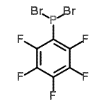 CAS 登录号：13379-67-4， (五氟苯基)亚膦酸二溴化物