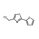 CAS#: 13386-49-7, 4-(Chloromethyl)-2-(2-Furyl)-1,3-Thiazole