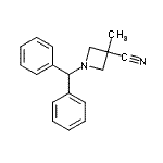 CAS 登录号：133891-88-0， 1-(二苯基甲基)-3-甲基-3-吖丁啶甲腈