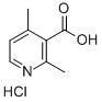 CAS#: 133897-06-0, 2,4-Dimethyl-3-Pyridinecarboxylic Acid Hydrochloride (1:1)