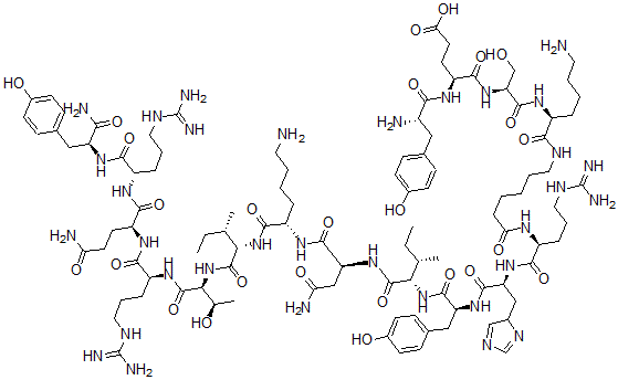 CAS 登录号：133970-32-8， (6-氨基己酸(5-24),gamma-谷氨酰(2)-epsilon-赖氨酰(30))神经肽Y