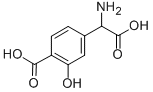 CAS 登录号：134052-66-7， 4-(1-氨基-2-羟基-2-氧代乙基)-2-羟基苯甲酸