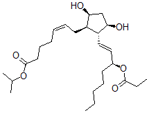CAS#: 134152-12-8, Propan-2-Yl (Z)-7-[(1R,2R,3R,5S)-3,5-Dihydroxy-2-[(E,3S)-3-Propanoyloxyoct-1-Enyl]Cyclopentyl]Hept-5-Enoate