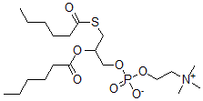 CAS#: 134153-58-5, (2-Hexanoyloxy-3-Hexanoylsulfanylpropyl) 2-Trimethylazaniumylethyl Phosphate