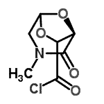 CAS 登录号：134255-73-5， (1R)-3-甲基-2-氧代-6,8-二氧杂-3-氮杂双环[3.2.1]辛烷-7-甲酰氯