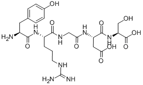 CAS#: 134282-68-1, L-Tyrosyl-L-Arginylglycyl-L-alpha-Aspartyl-L-Serine