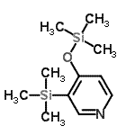 CAS 登录号：134391-72-3， 3-(三甲基硅烷基)-4-[(三甲基硅烷基)氧基]吡啶