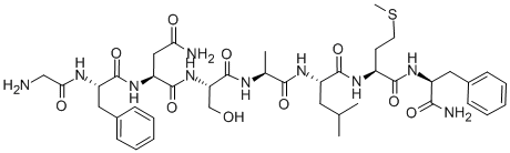 CAS#: 134439-73-9, Glycyl-L-phenylalanyl-L-asparaginyl-L-seryl-L-alanyl-L-leucyl-L-methionyl-L-phenylaninamide