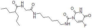 CAS#: 134460-39-2, 5-Fluoro-2,4-Dioxo-N-[6-[[2-(2-Propylpentanoylamino)Acetyl]Amino]Hexyl]Pyrimidine-1-Carboxamide