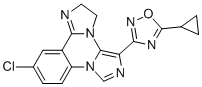 CAS 登录号：134516-99-7， 11-氯-5-(5-环丙基-1,2,4-恶二唑-3-基)-2,3-二氢-二咪唑并[1,5-a:1',2'-c]喹唑啉