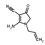 CAS#: 134518-34-6, 1-Allyl-2-Amino-4-Oxo-4,5-Dihydro-1H-Pyrrole-3-Carbonitrile