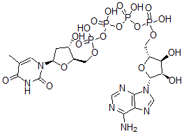 CAS 登录号：13457-68-6， P(1)-(腺苷-5')-P(5)-(胸苷-5')-五磷酸酯