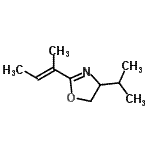 CAS 登录号：134636-76-3， 2-[(2E)-2-丁烯-2-基]-4-异丙基-4,5-二氢-1,3-恶唑