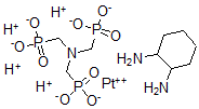 CAS 登录号：134669-29-7， 顺式-二氨基环己烷并-氨基三亚甲基膦酸基-铂(II)