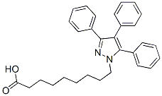 CAS 登录号：134701-70-5， 9-[3,4,5-三(苯基)吡唑-1-基]壬酸