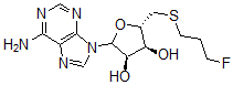 CAS 登录号:134782-20-0, (3R,4S,5S)-2-(6-氨基嘌呤-9-基)-5-(3-氟丙基硫甲基)四氢呋喃-3,4-二醇