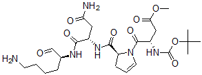 CAS#: 134821-16-2, Methyl (3S)-4-[(2S)-2-[[(2S)-4-Amino-1-[[(2S)-6-Amino-1-Oxohexan-2-Yl]Amino]-1,4-Dioxobutan-2-Yl]Carbamoyl]-2,3-Dihydropyrrol-1-Yl]-3-[(2-Methylpropan-2-Yl)Oxycarbonylamino]-4-Oxobutanoate
