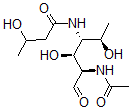 CAS#: 134864-89-4, N-[(2R,3R,4S,5R)-5-Acetamido-2,4-Dihydroxy-6-Oxohexan-3-Yl]-3-Hydroxybutanamide
