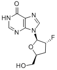 CAS 登录号：134892-26-5， 9-[(2R,3R,5S)-3-氟-5-(羟基甲基)四氢呋喃-2-基]-3H-嘌呤-6-酮