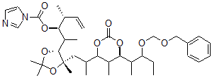 CAS#: 134916-12-4, [(3S,4R)-4-Methyl-2-[(4R,5R)-2,2,5-Trimethyl-5-[2-[(6S)-5-Methyl-2-Oxo-6-[3-(Phenylmethoxymethoxy)Pentan-2-Yl]-1,3-Dioxan-4-Yl]Propyl]-1,3-Dioxolan-4-Yl]Hex-5-En-3-Yl] Imidazole-1-Carboxylate