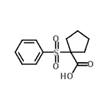 CAS#: 134937-34-1, 1-(Phenylsulfonyl)Cyclopentanecarboxylic Acid