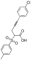 CAS#: 134993-74-1, 5-(4-Chlorophenyl)-2-(4-Methylphenyl)Sulfonylpent-4-Ynoic Acid