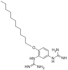 CAS#: 135-43-3, 2-[5-(Diaminomethylideneamino)-2-Dodecoxyphenyl]Guanidine