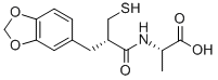 CAS#: 135038-59-4, N-[(2S)-3-(1,3-Benzodioxol-5-Yl)-2-(Mercaptomethyl)-1-Oxopropyl]-L-Alanine