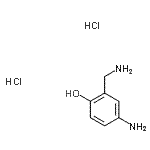 CAS 登录号：135043-64-0， 4-氨基-2-(氨基甲基)苯酚二盐酸盐