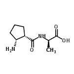 CAS 登录号：135097-04-0， N-{[(1S,2R)-2-氨基环戊基]羰基}-D-丙氨酸
