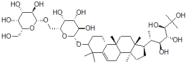 CAS#: 135126-59-9, (3beta,9beta,10alpha,22S,23R,24R)-22,23,24,25-tetrahydroxy-9-methyl-19-norlanost-5-en-3-yl 6-O-beta-D-galactopyranosyl-beta-D-Galactopyranoside