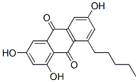 CAS 登录号：135161-99-8， 1,3,6-三羟基-8-戊基蒽-9,10-二酮