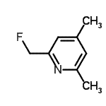 CAS#: 135183-02-7, 2-(Fluoromethyl)-4,6-Dimethylpyridine